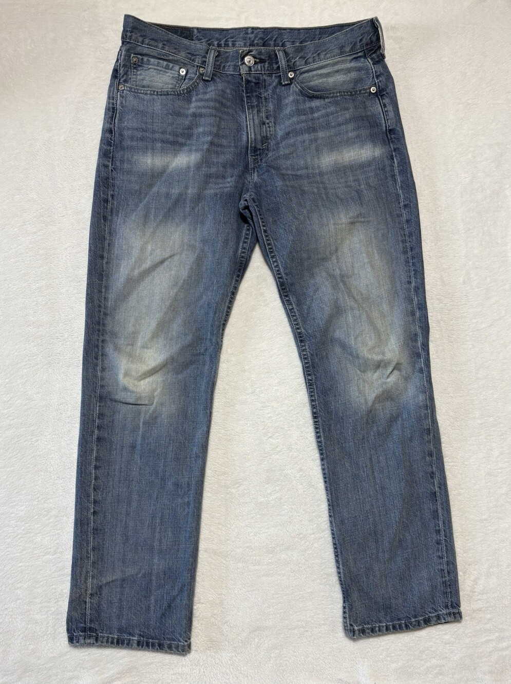 Levis 514 Jeans Mens 33x30 Blue Straight Leg Classic Casual Denim Pants